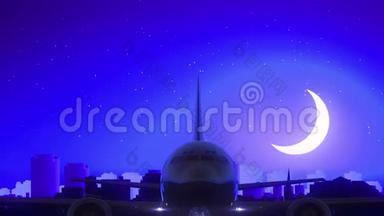 加拿大萨斯喀彻温航空公司搭乘<strong>月夜</strong>蓝天航空旅行